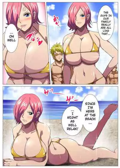 [Q Doujin] Bakunyuu Onee-san no Asedaku Ecchi | Having Sweaty Sex With a Lewd Big Breasted Onee-san (One Piece) [English] {Doujins.com}