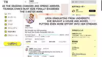 Tsubasa no Chounyuu Channel Haishin-chuu! | Like and Subscribe to Subasa's Breast Growth