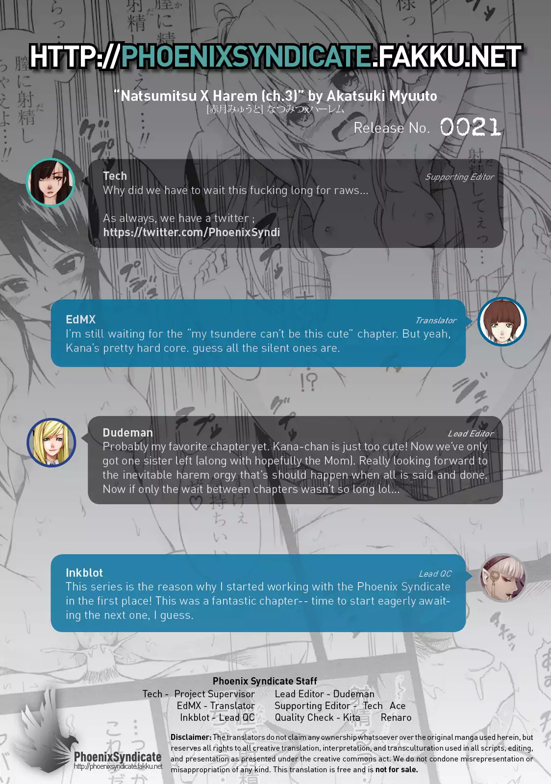 Natsumitsu x Harem! Ch. 1-5