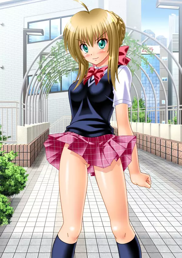 Hentai TSF Aka Saber