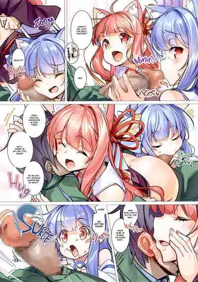 [Ikaring (Ajishio)] Kotonoha Shimai no Ochikomu Master o Nekomimi de Yuuwaku Suru Hon (VOICEROID) [English] =White Symphony=