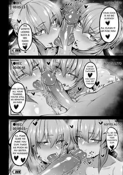 (C101) [ZENTANGLE (Hirasawa Zen)] Morgan to Saber Alter no Tane Shibori Nikki | Morgan and Her Sister's (Artoria Alter) Semen Squeezing Diary (Fate/Grand Order) [English] [Stanley]
