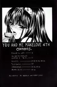(C59) [PERFECT CRIME (REDRUM)] You and Me Make Love 4th