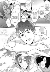 [Honetukiniku (Sebone)] seaside summer tune [Tokuten Clear File Tsuki] (Free!) [English] [Migi-ude]