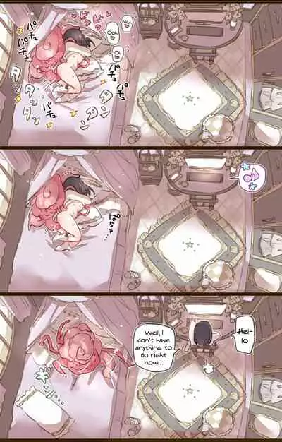 [mamaloni] Ouchi de Yaru Koto Nai node Shokushu Shoukan Shite Ecchi ni Fukeru Mahou Shoujo | A Witch Who Can't Have Sex At Home Decides To Summon Some Tentacles Instead [English] {Doujins.com}