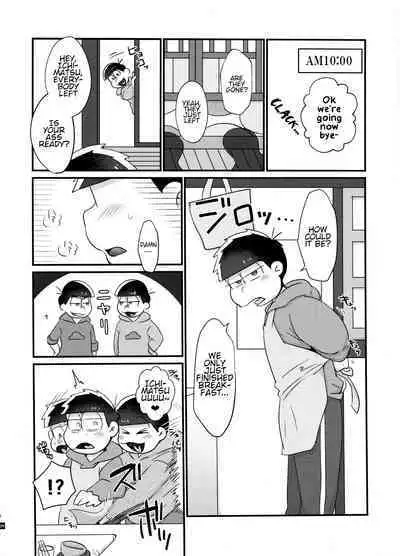 (Kahou wa Nete Matsu 20) [Nimanima Honpo (Tokiwa)] Ore no Shita ga Kyou mo Okashii!! ~24-Jikan Baku Iki 3P Secross~ | My Tongue Has Been Weird Lately ~24 hours of explosive threesome sex!!~ (Osomatsu-san) [English]