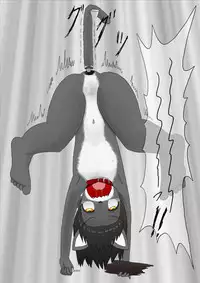 [Shinshi Zaibatsu] zenra ni neko no body paint! anal shippo de kyousei onanie-