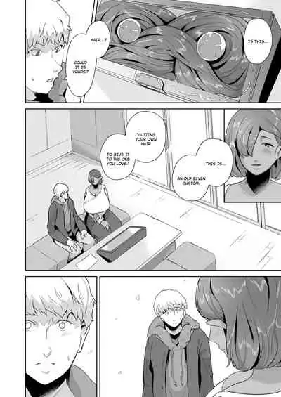 [Noumusai (Miyashiro Yousuke)] Mucchiri Dekachichi Dark Elf no Oba-san to Icha Love Fudeoroshi Seikatsu | Lovey-dovey Devirginization Life with a Big Titty Middle Aged Dark Elf Woman [English] [Brolen] [Digital][Hairy Version]