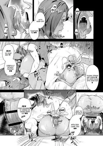 [Noumusai (Miyashiro Yousuke)] Mucchiri Dekachichi Dark Elf no Oba-san to Icha Love Fudeoroshi Seikatsu | Lovey-dovey Devirginization Life with a Big Titty Middle Aged Dark Elf Woman [English] [Brolen] [Digital][Hairy Version]