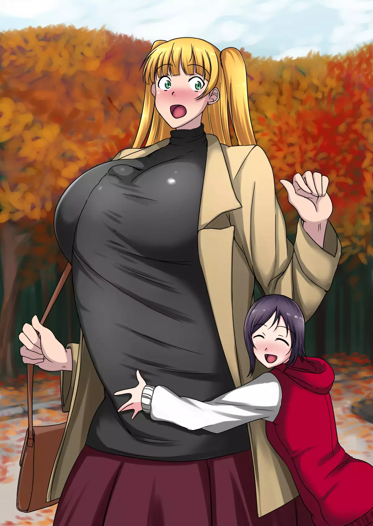 Choushin Kyokon no Futanari Musume ga Konomae Deatta Onnanoko to Deeto Suru Hanashi